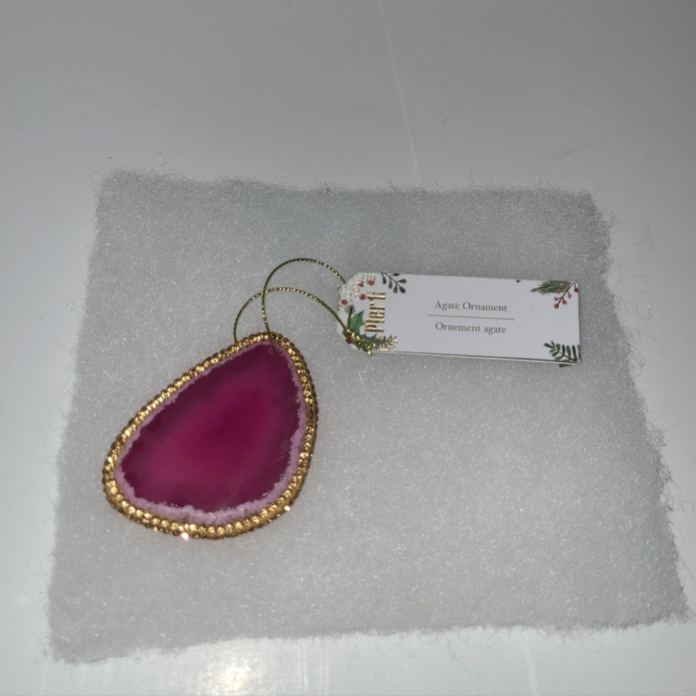 Pink Agate Pendant (natural)